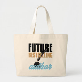 Bolsa Tote Grande Escritor Bestselling futuro do autor do autor