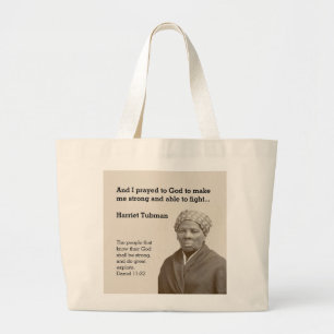 Bolsa Tote Grande Escritura Personalizada da Cotação TUBMAN HARRIE
