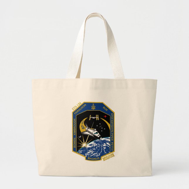 Bolsa Tote Grande Esforço do STS 126 (Frente)