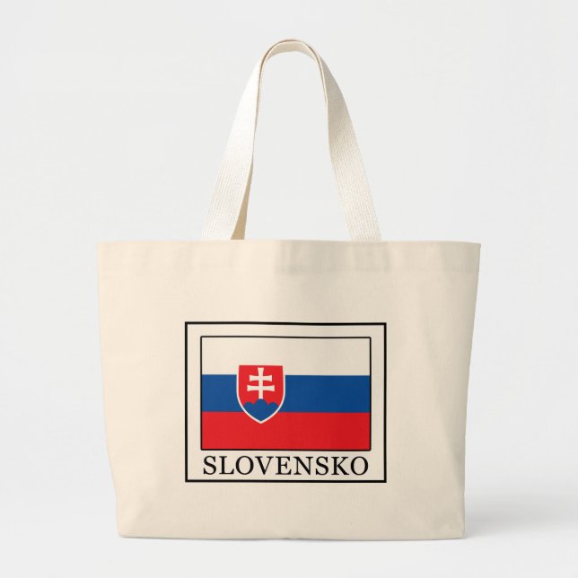 Bolsa Tote Grande Eslovênia (Frente)