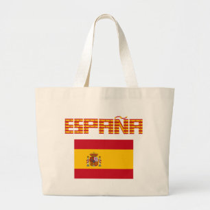Bolsa Tote Grande Espanha - bandeira/España - bandera