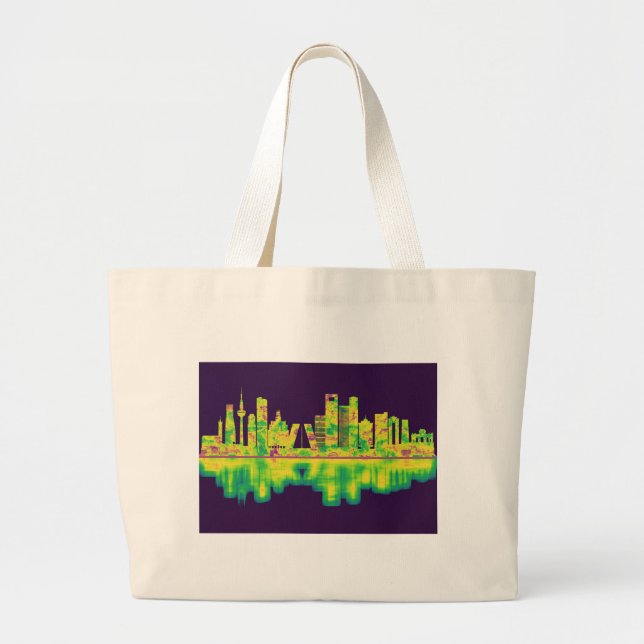 Bolsa Tote Grande Espanha Skyline (Frente)