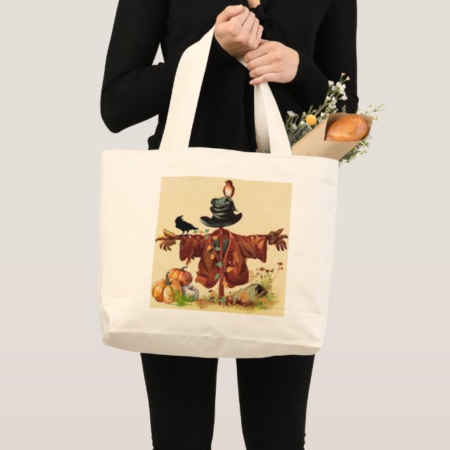 Bolsa Tote Grande espantalho (Frente (produto))