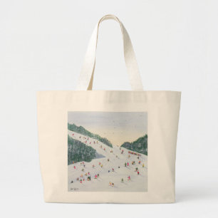 Bolsa Tote Grande Esqui-vening 1995