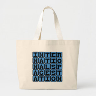 Bolsa Tote Grande Estação Espacial Internacional, EEI, NASA