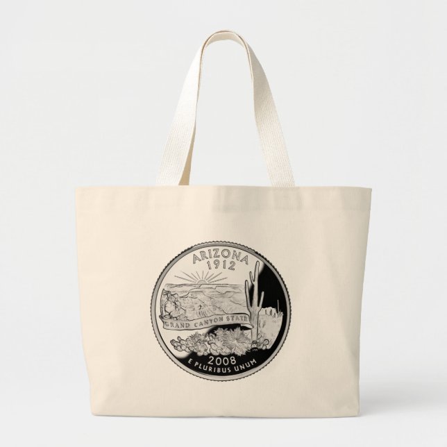 Bolsa Tote Grande Estado Faux Triter Grand Canyon State (Frente)