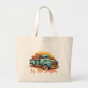 Bolsa Tote Grande 'Este Caminhão De Pumpkin'