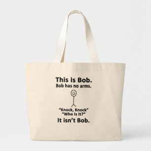 Bolsa Tote Grande Este é Bob