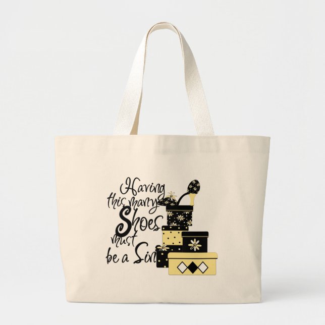 Bolsa Tote Grande Este Número De Calçados A Sin (Frente)