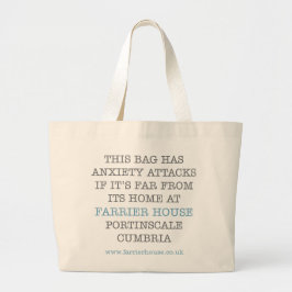 Bolsa Tote Grande Este saco tem ataques de ansiedade...