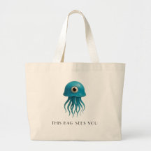 Este Saco Vê Você - Cíclops Jellyfish Tote Bag