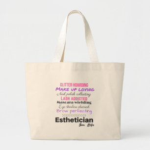 Bolsa Tote Grande Esthetician para a vida