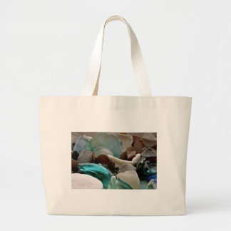 Bolsa Tote Grande Estilhaços do vidro do mar