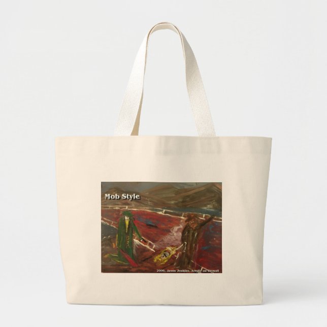 Bolsa Tote Grande estilo de gangue (Frente)