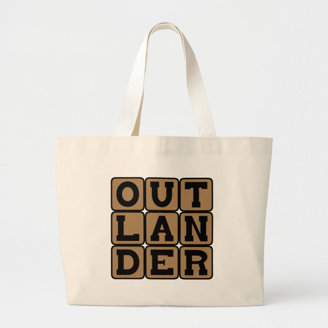 Bolsa Tote Grande Estrangeiro ou Desconhecido (Frente)