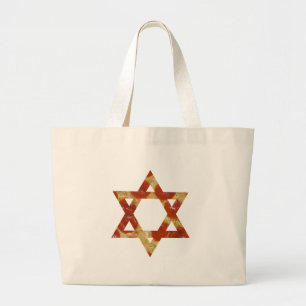 Bolsa Tote Grande estrela de pizza de david