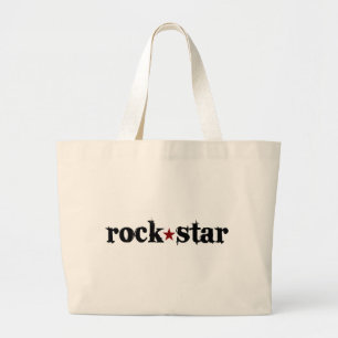 Bolsa Tote Grande Estrela do rock