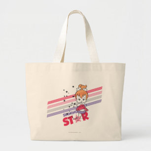 Bolsa Tote Grande Estrelas de brilho de PEBBLES™