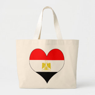 Bolsa Tote Grande Eu amo Egipto