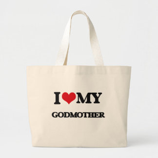 Bolsa Tote Grande Eu amo minha madrinha