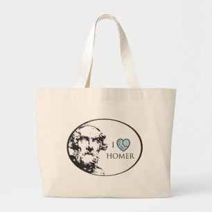 Bolsa Tote Grande Eu amo o local