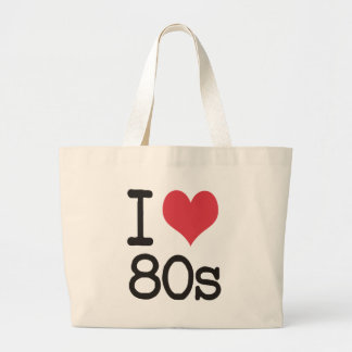 Bolsa Tote Grande Eu amo os produtos 80s & o design!