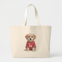 Eu Amo Papai Cachorrinho Fofo com Pegadas de Pata