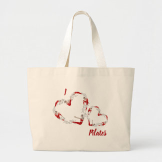 Bolsa Tote Grande Eu amo Pilates Large Tote Bag