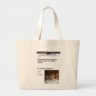 Bolsa Tote Grande Eu Amo Você Irmã