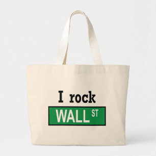Bolsa Tote Grande Eu balanço Wall Street - saco