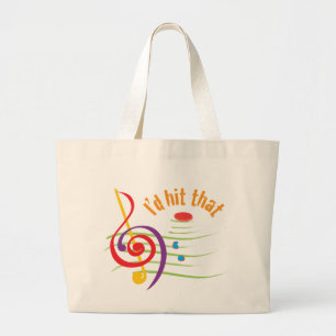 Bolsa Tote Grande Eu bateria aquele (os sopranos)