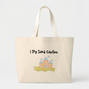 Bolsa Tote Grande Eu Cavo Castelos de Areia
