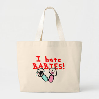 Bolsa Tote Grande Eu deio bebês!