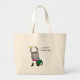 Bolsa Tote Grande Eu posso fazer qualquer coisa