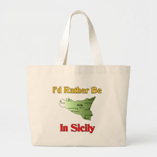Bolsa Tote Grande Eu preferencialmente estaria em Sicília