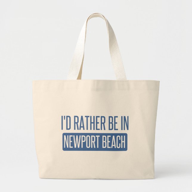 Bolsa Tote Grande Eu preferencialmente estaria na praia de Newport (Frente)