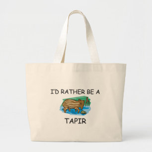 Bolsa Tote Grande Eu preferencialmente seria um Tapir