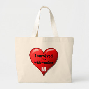 Bolsa Tote Grande Eu Sobrevivi ao Viúvo