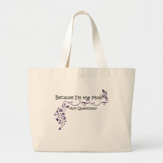 Bolsa Tote Grande Eu sou a mamã, saco do Momism