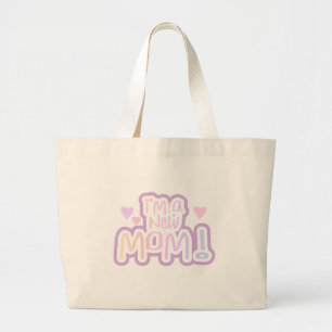 Bolsa Tote Grande Eu sou camiseta novo e presentes de uma mamã