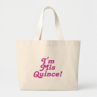 Bolsa Tote Grande Eu sou marmelo do Mis (o rosa)