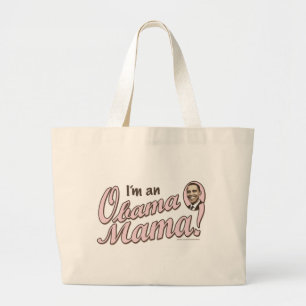 Bolsa Tote Grande Eu sou um Mama Saco de Obama