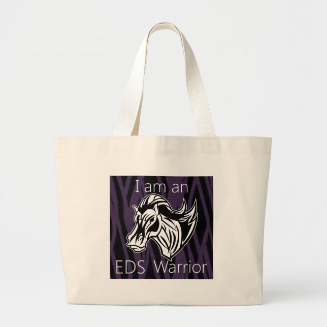 Bolsa Tote Grande Eu sou um warrior.png (Frente)