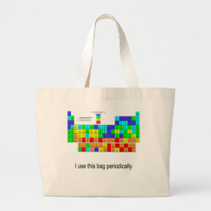Bolsa Tote Grande Eu uso esta ciência do saco periòdicamente