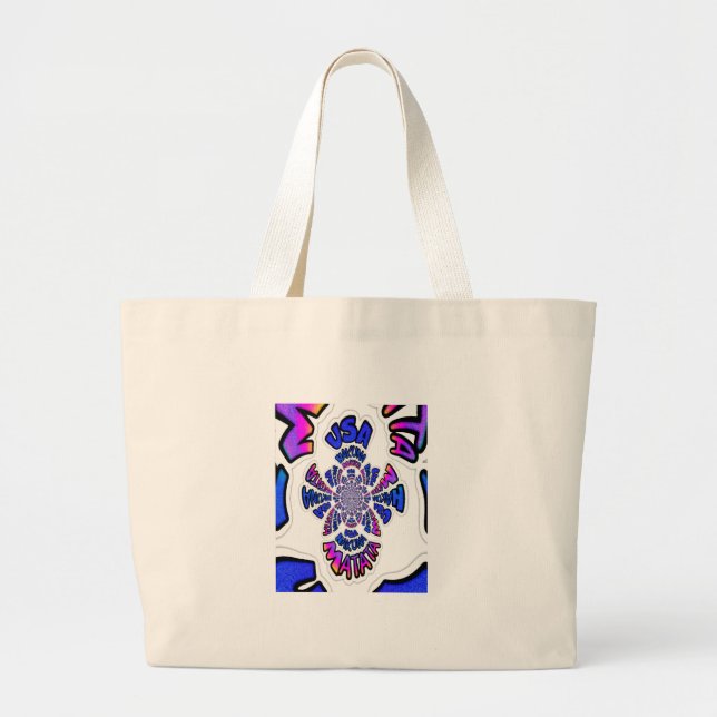 Bolsa Tote Grande EUA Hakuna Matata Blue Gifts.png (Frente)