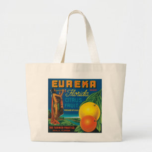 Bolsa Tote Grande Eureka Florida Citrus Fruta