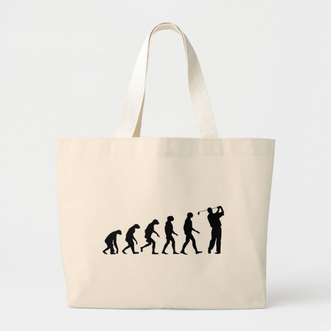 Bolsa Tote Grande Evolução do golfe (Frente)