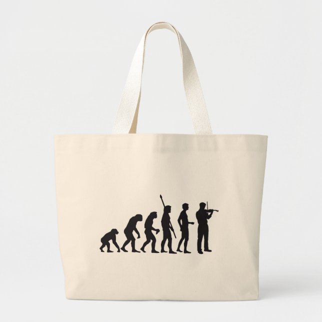 Bolsa Tote Grande evolution violin (Frente)
