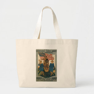 Bolsa Tote Grande Exército Terrestre das Mulheres