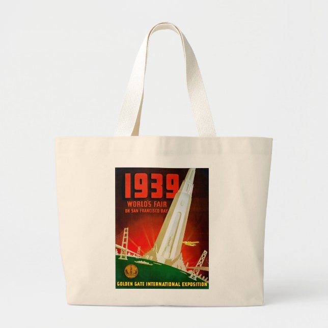 Bolsa Tote Grande Exposição universal 1939 San Francisco (Frente)